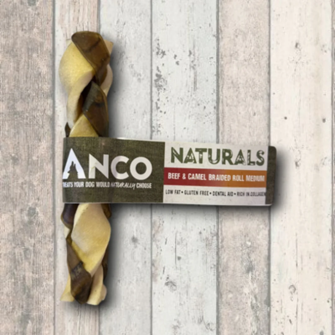 Anco Beef and Camel Braided Roll