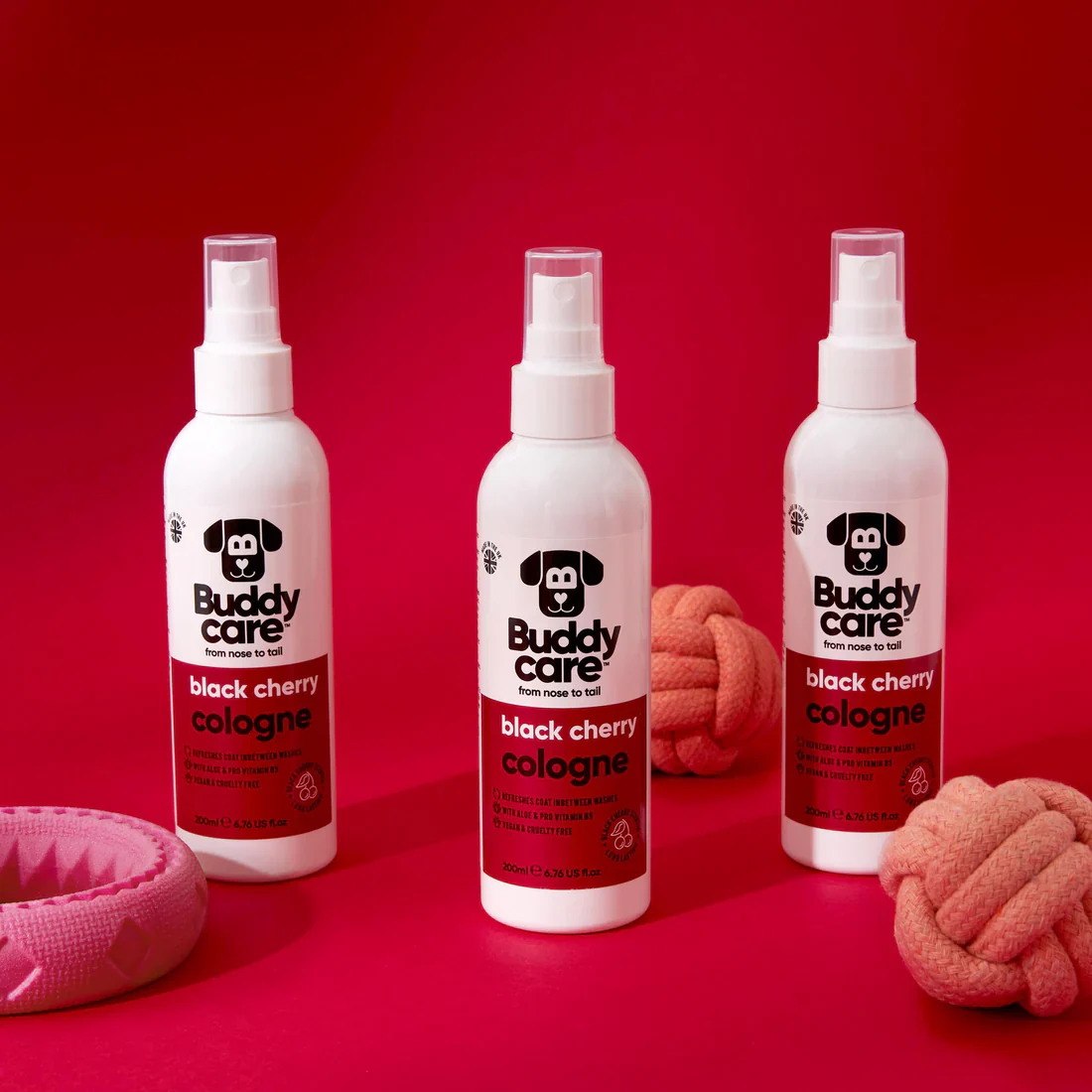 Buddycare Black Cherry Cologne Spray for Dogs - Image 2