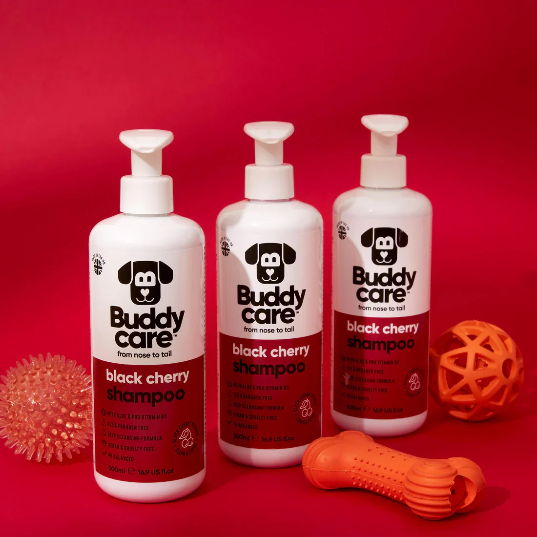 Buddycare Black Cherry Shampoo for Dogs - Image 3