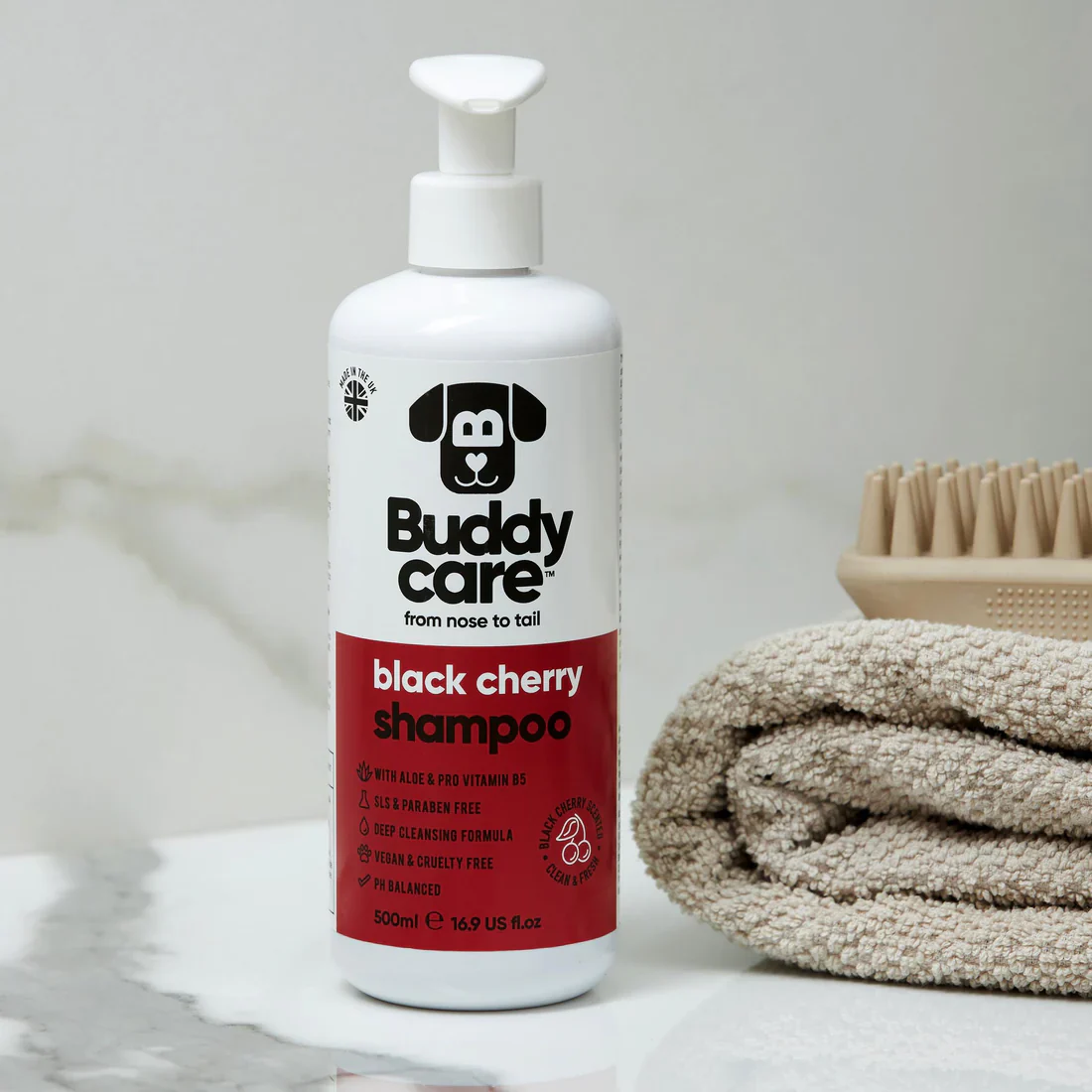 Buddycare Black Cherry Shampoo for Dogs - Image 4