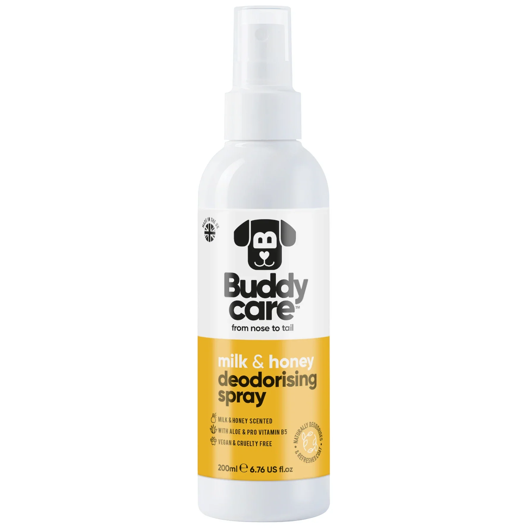 Buddycare Milk and Honey Deodorising Spray - Image 3