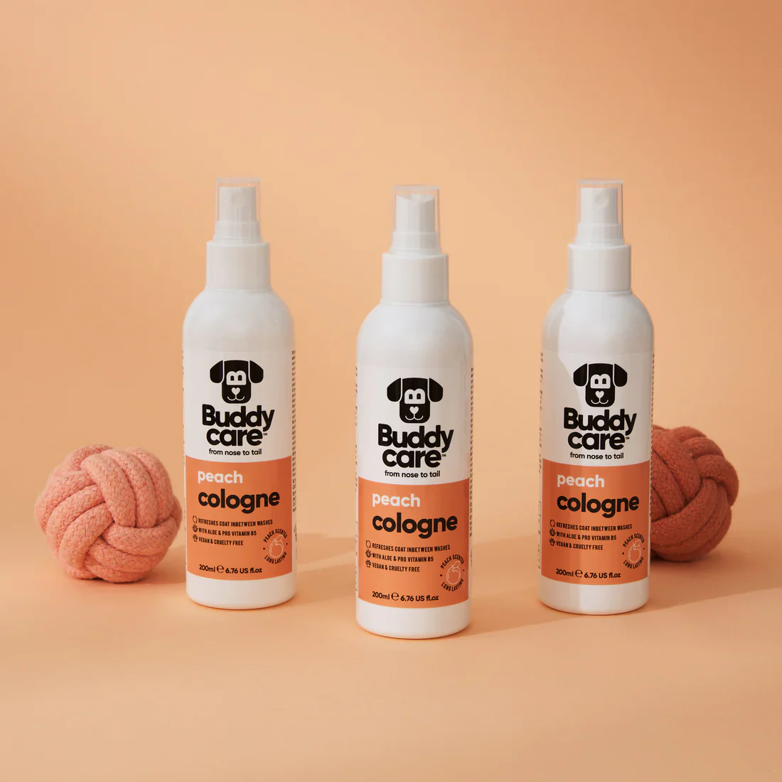 Buddycare Peach Cologne Spray for Dogs - Image 2