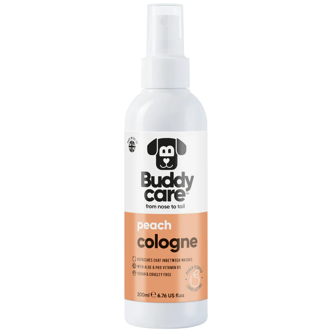 Buddycare Peach Cologne Spray for Dogs - Image 3