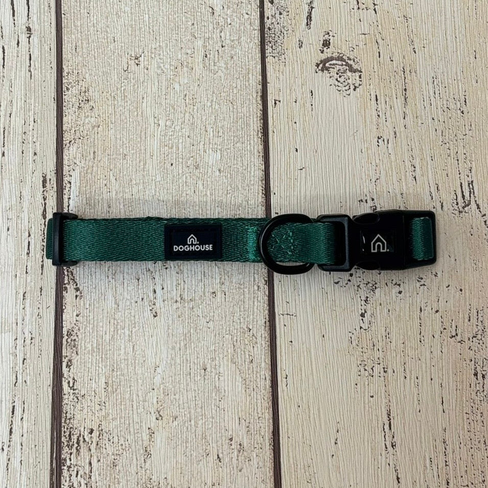 Doghouse Everyday Essential Collar in Forest Green