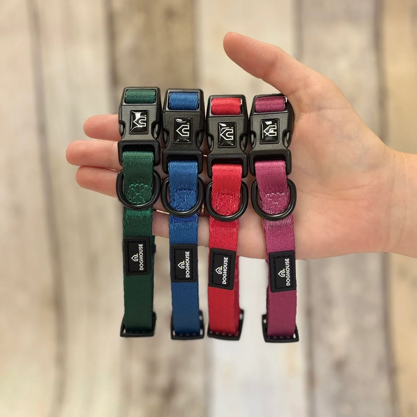 Doghouse Everyday Essential Collar in Forest Green - Image 3