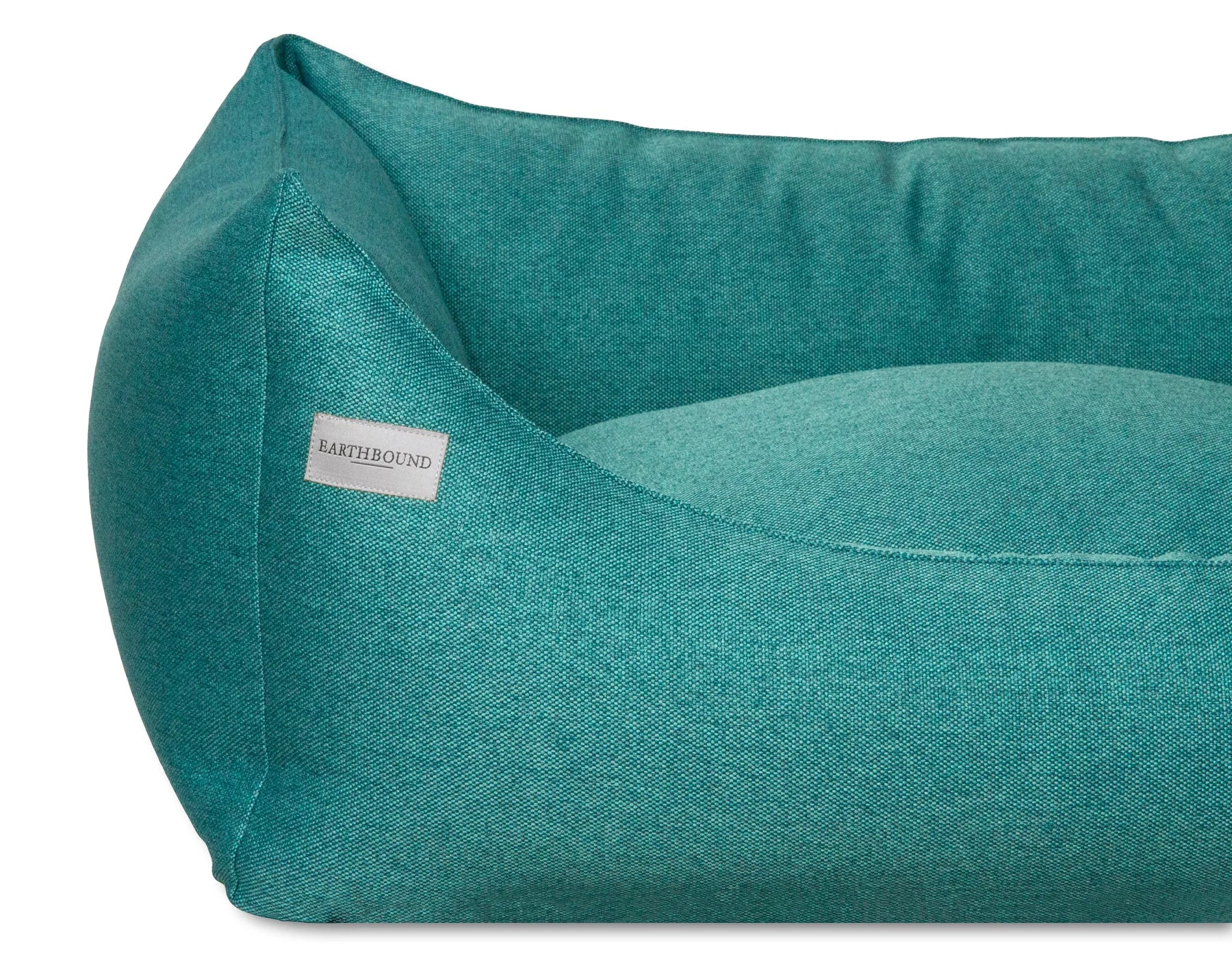Earthbound Rectangular Camden Teal Dog Bed - Image 4