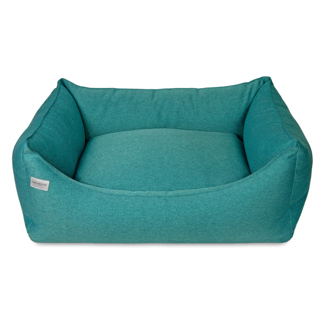 Earthbound Rectangular Camden Teal Dog Bed - Image 5