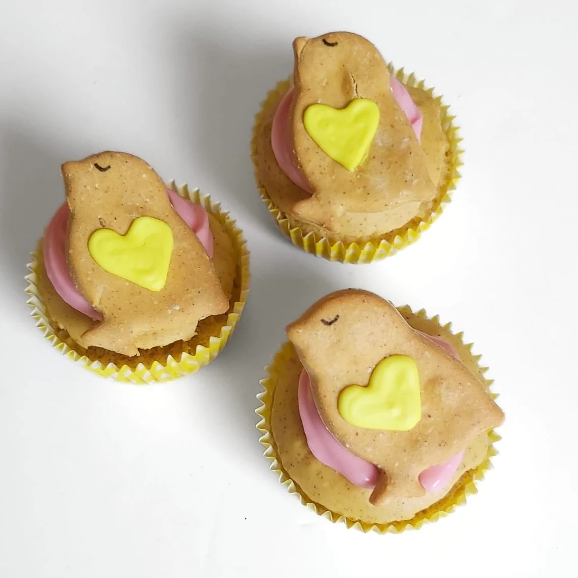 Easter Chick Cupcake for Dogs