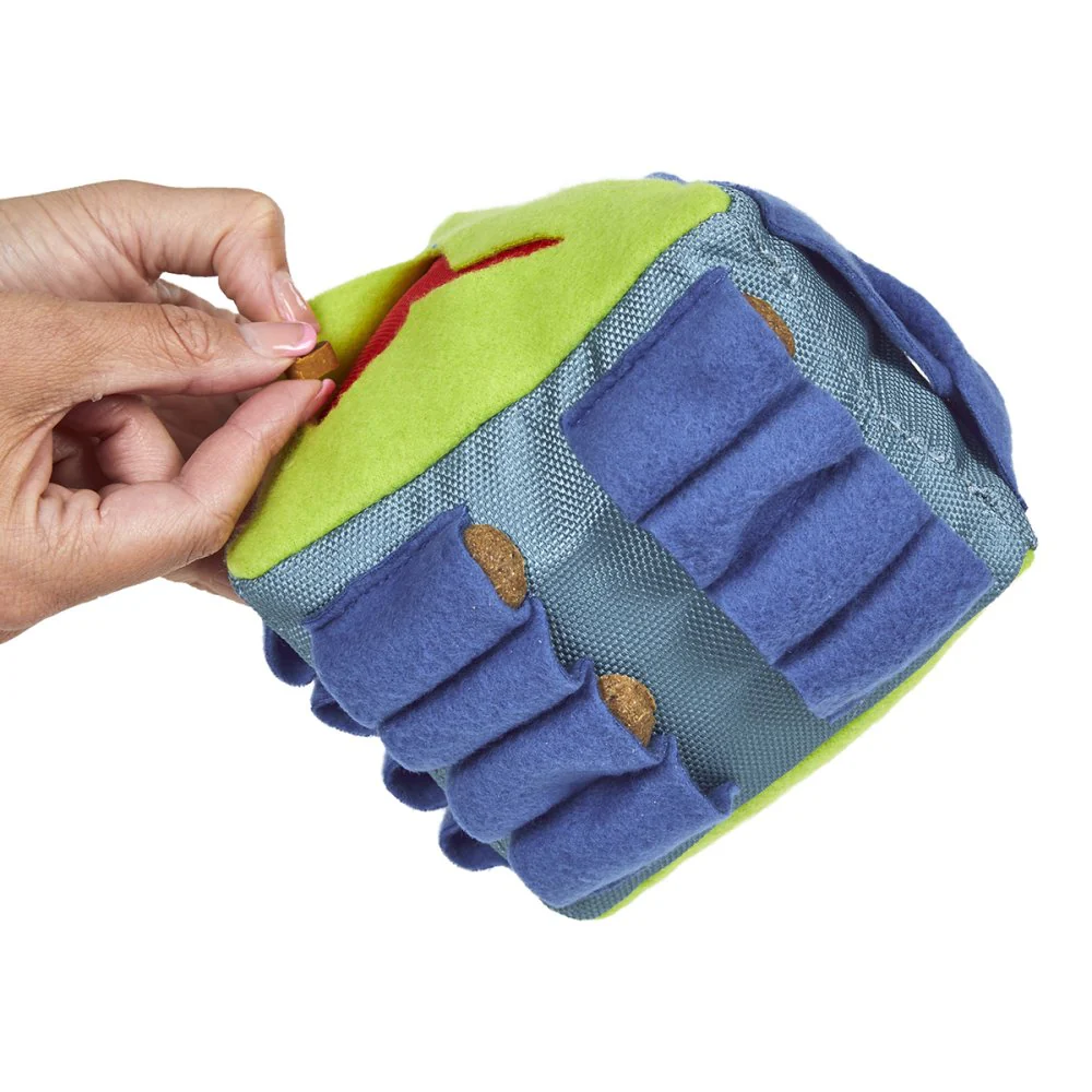 Fabric Snuffle Triangle Puzzle Toy - Image 7