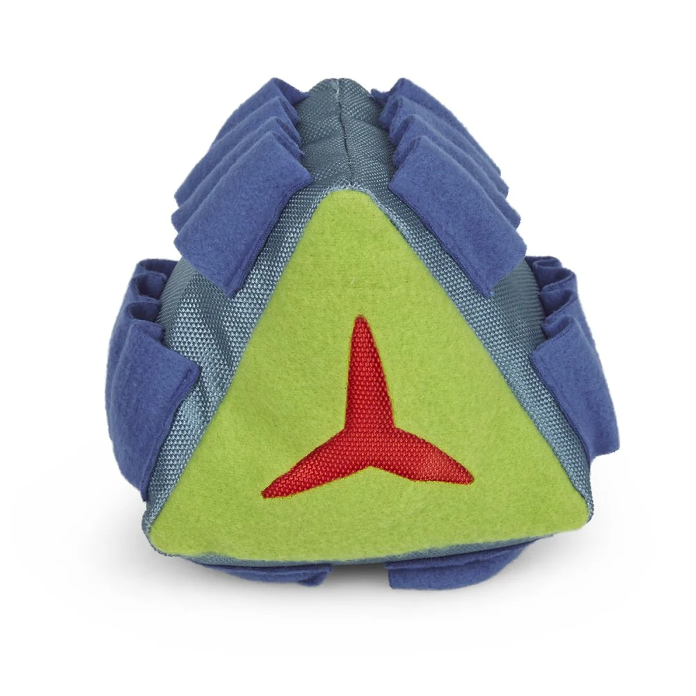 Fabric Snuffle Triangle Puzzle Toy - Image 8
