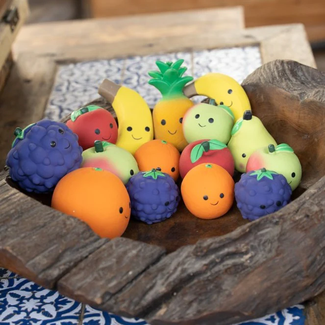 Foodie Faces Latex Blackberry Dog Toy - Image 4