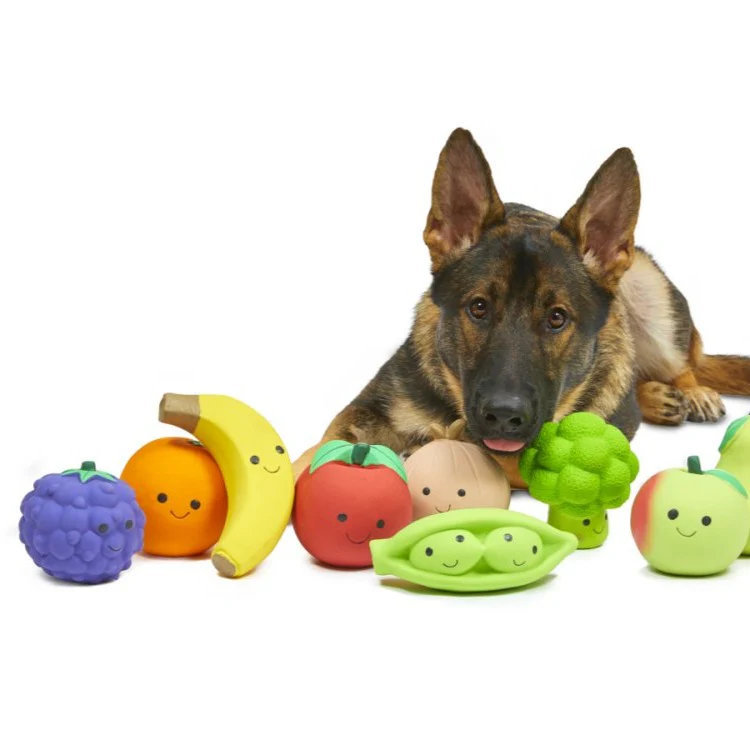 Foodie Faces Latex Blackberry Dog Toy - Image 5