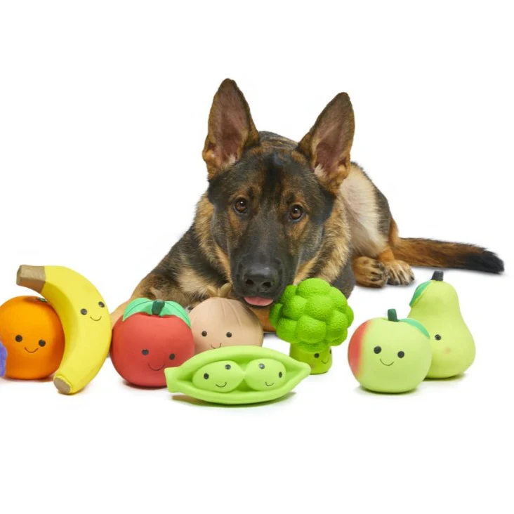Foodie Faces Latex Broccoli Dog Toy - Image 4