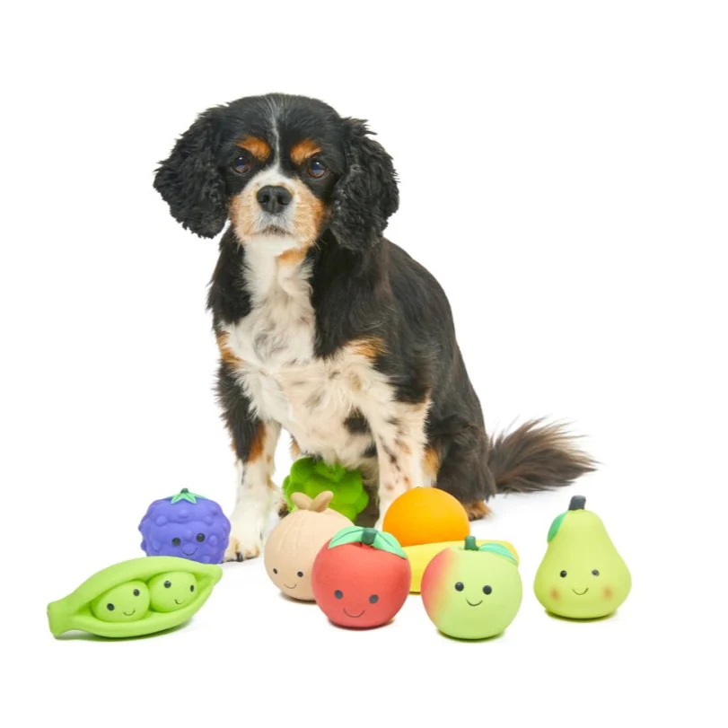 Foodie Faces Latex Pear Dog Toy - Image 5