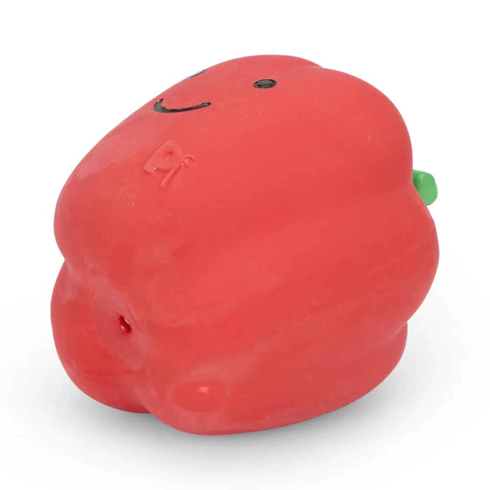 Foodie Faces Latex Red Pepper Dog Toy - Image 4