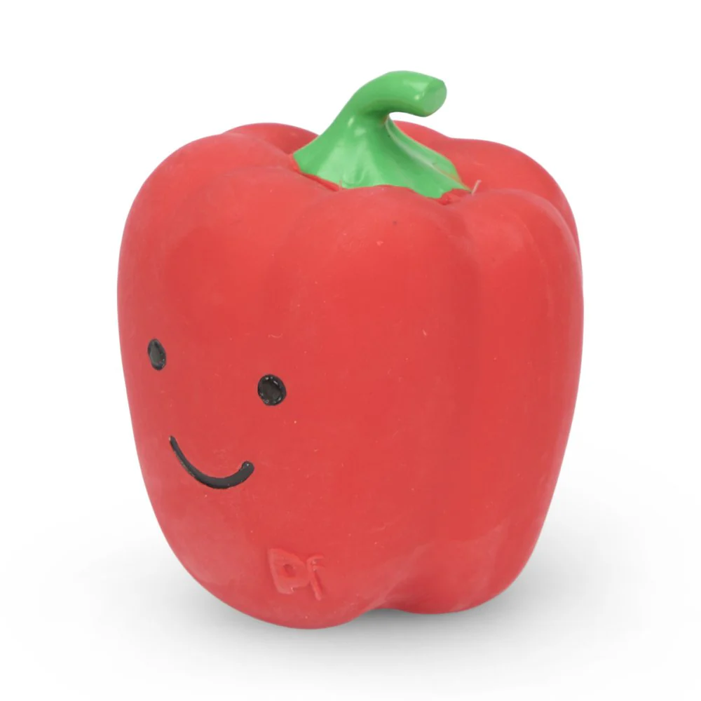 Foodie Faces Latex Red Pepper Dog Toy - Image 5