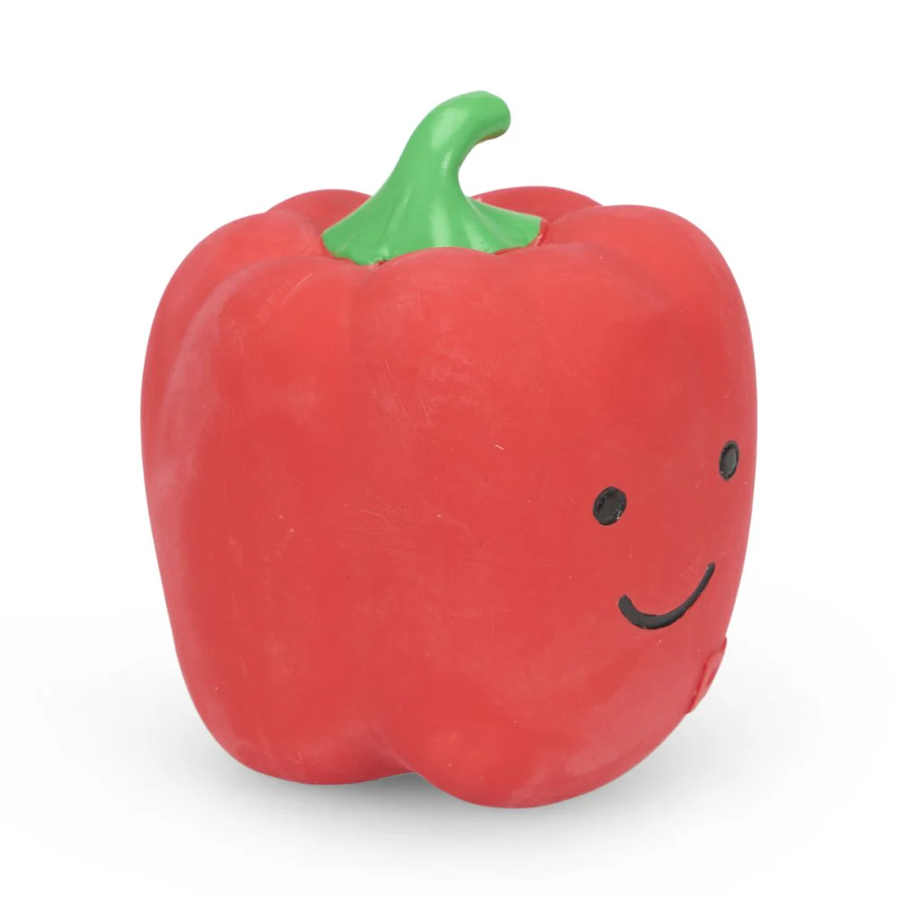 Foodie Faces Latex Red Pepper Dog Toy - Image 6