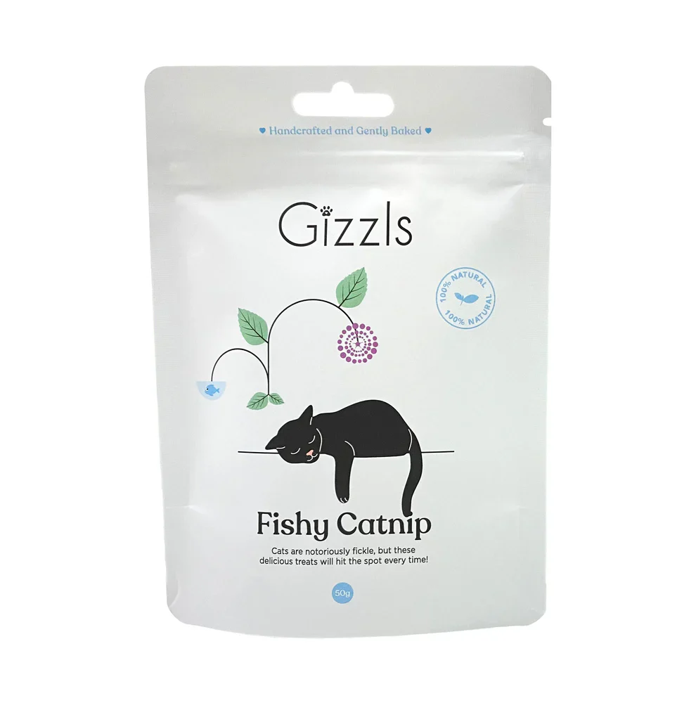 Gizzls Catnip Fish Cat Treats - Image 3
