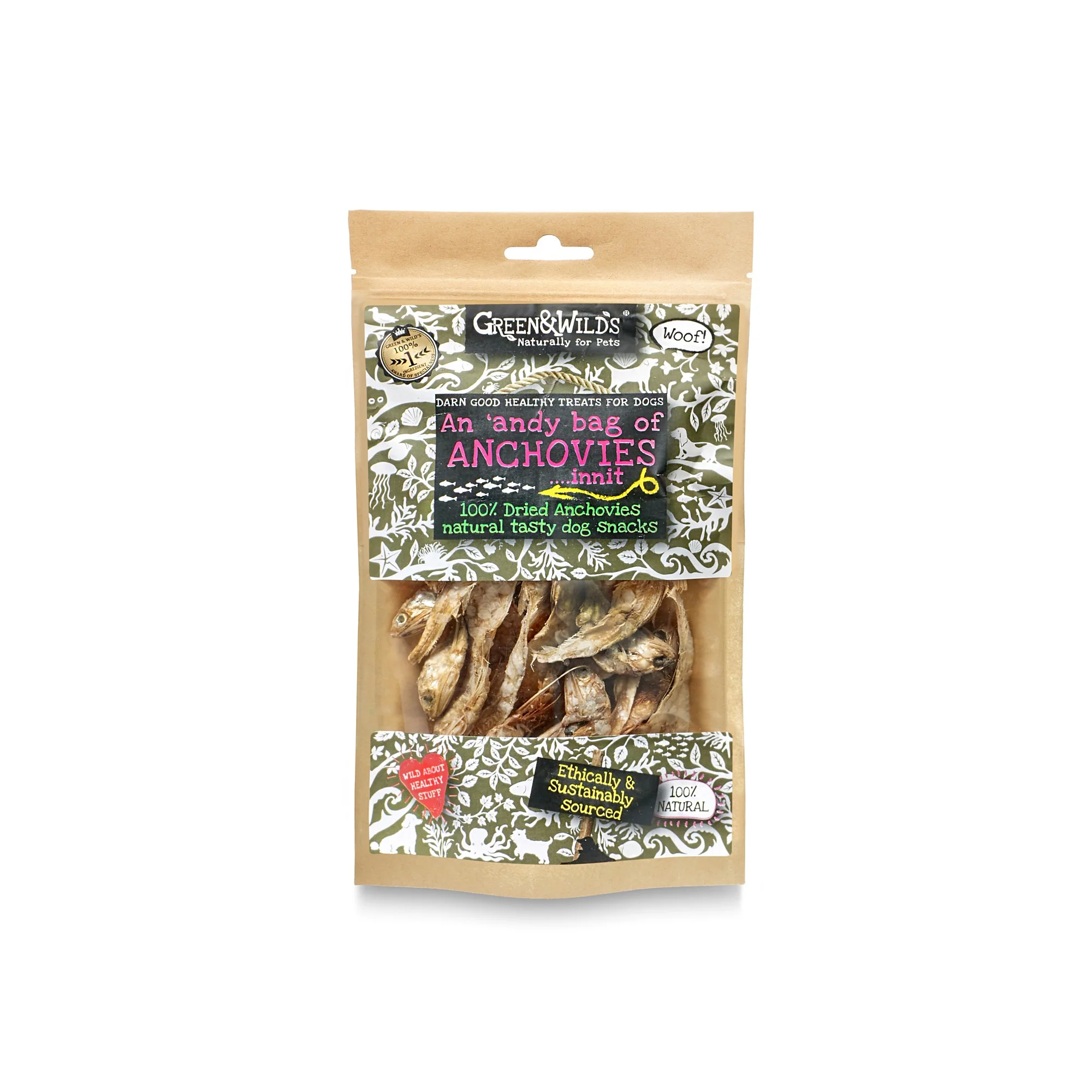 Green & Wilds Anchovies for Dogs - Image 3
