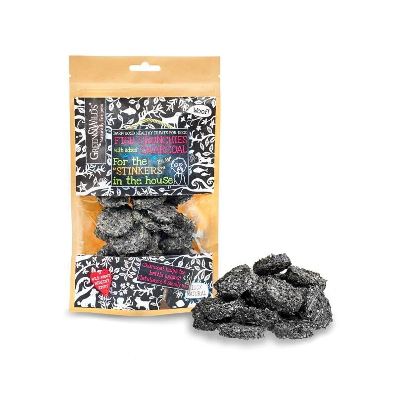 Green & Wilds Fish Crunchies with Charcoal