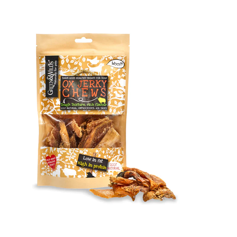 Green & Wilds Ox Jerky Chews