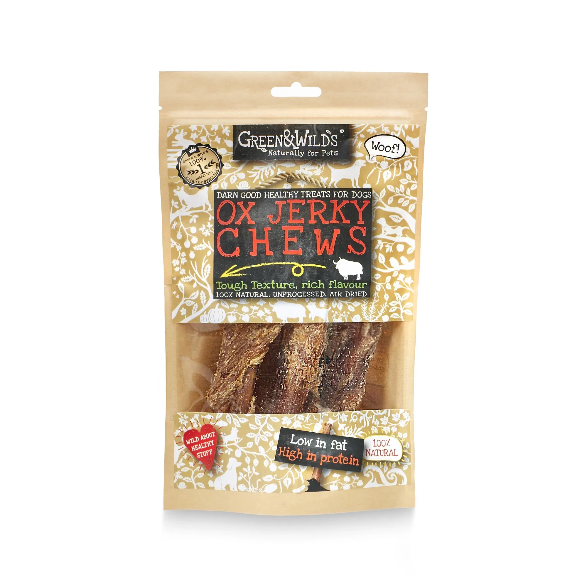 Green & Wilds Ox Jerky Chews - Image 3