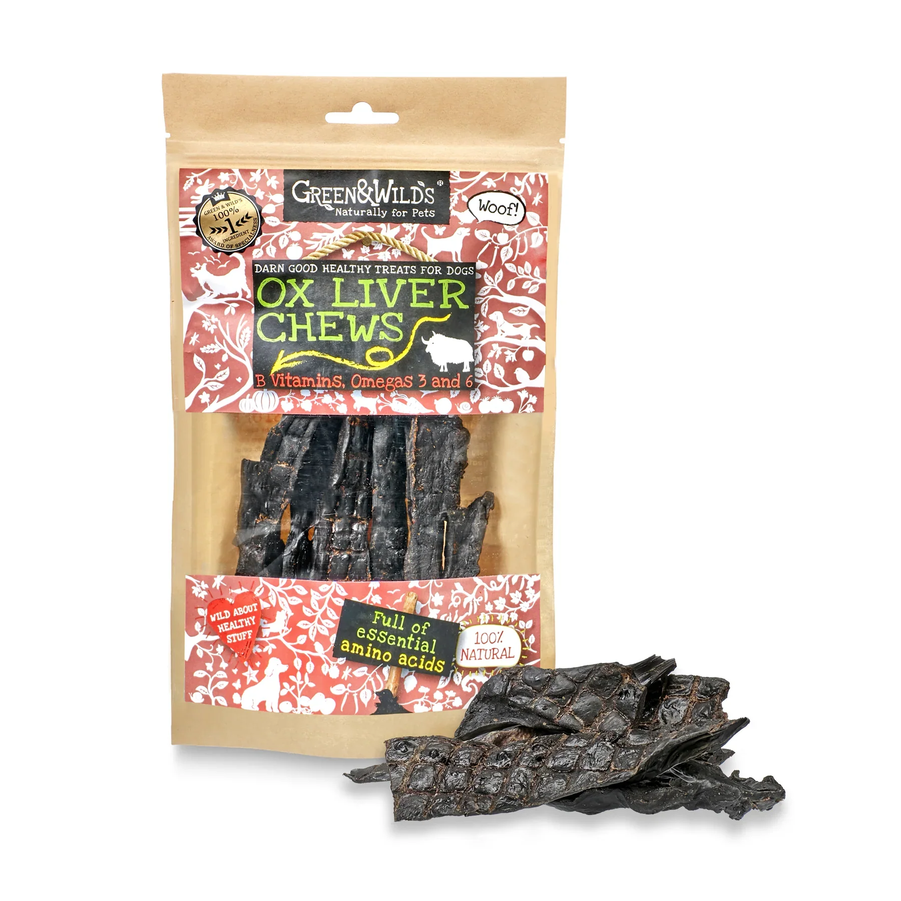 Green & Wilds Ox Liver Chews