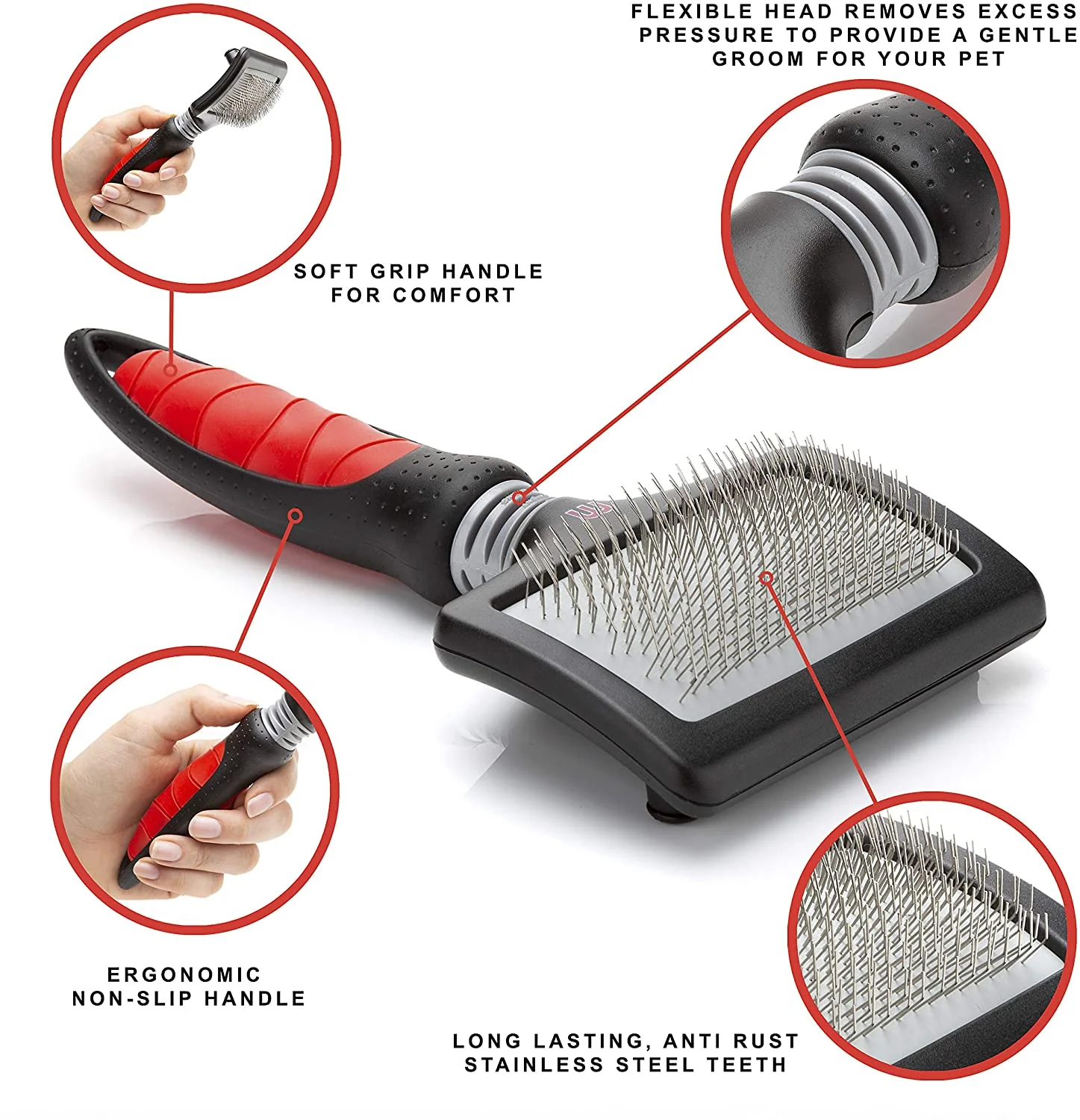 Mikki Hard Pin Slicker Brush - Image 5