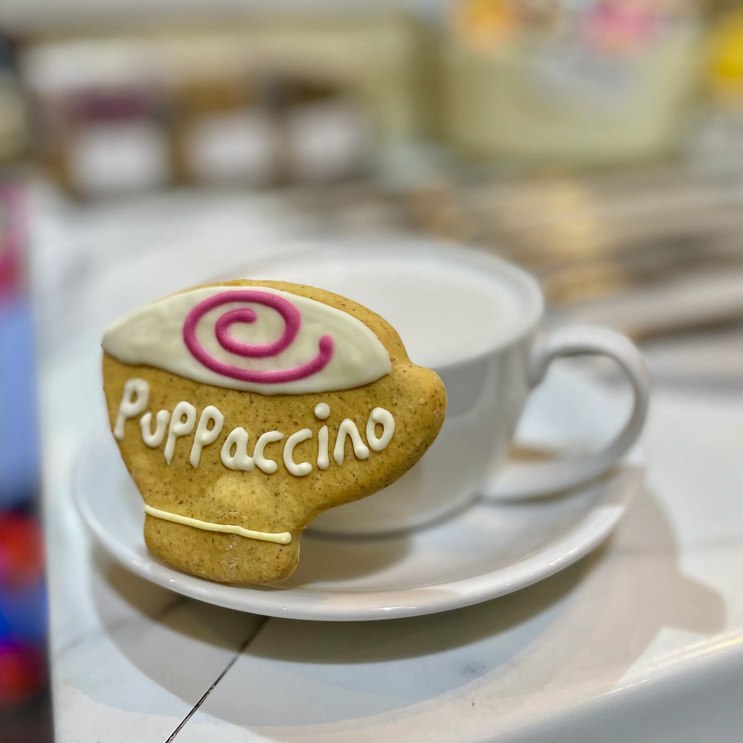 Coffee Cup 'Puppaccino' Biscuits for Dogs - Image 2