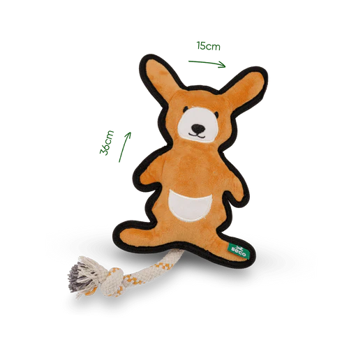 Beco Recycled Tough Toy Kelly Kangaroo - Image 5