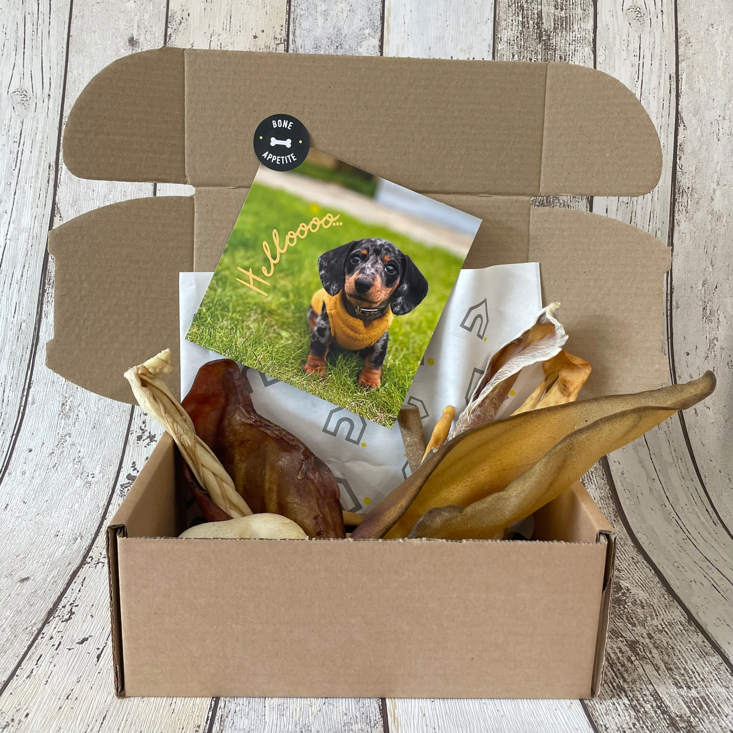 Large Natural Dog Treat Box - Image 2