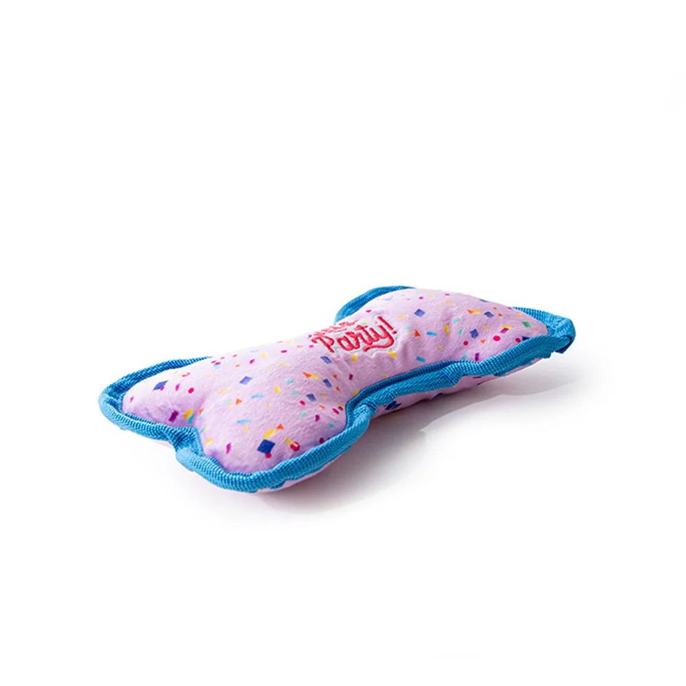 Great&Small Let's Party Bone Dog Toy - Image 2