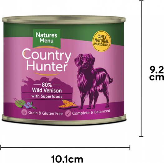 Country Hunter Venison & Blueberry Tin 600g - Image 4