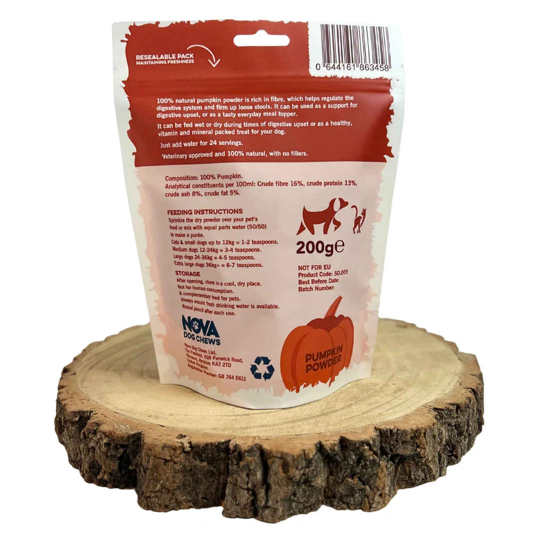 Nova Pumpkin Powder for Cats and Dogs - Image 2