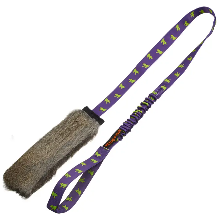 Rabbit Fur Bungee Chaser Toy by Tug-e-Nuff - Image 2