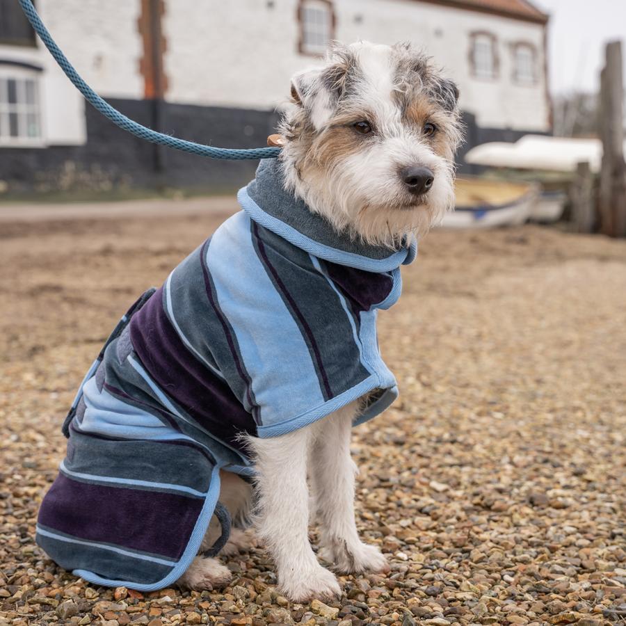 Ruff and Tumble Dog Drying Coat - Blue Harbour - Image 3