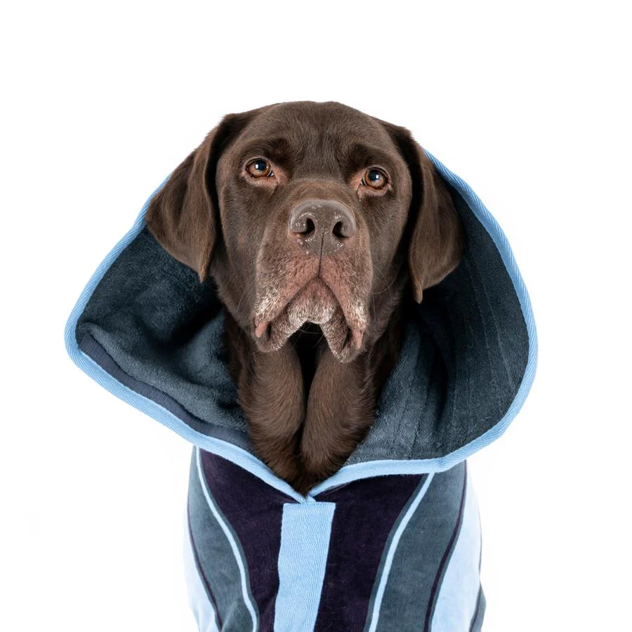 Ruff and Tumble Dog Drying Coat - Blue Harbour - Image 5