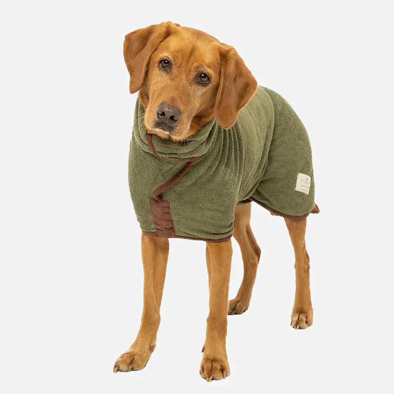 NEW Ruff and Tumble Dog Drying Coat - Moss - Image 2