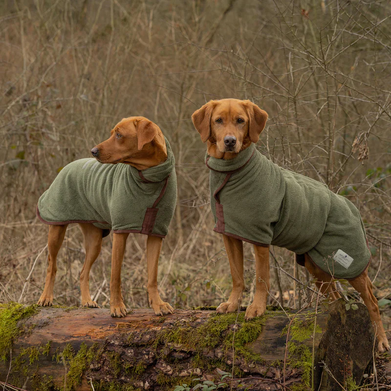 NEW Ruff and Tumble Dog Drying Coat - Moss - Image 5