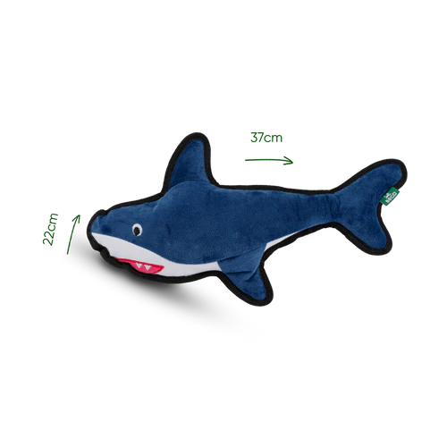 Beco Recycled Tough Toy Sidney Shark - Image 4