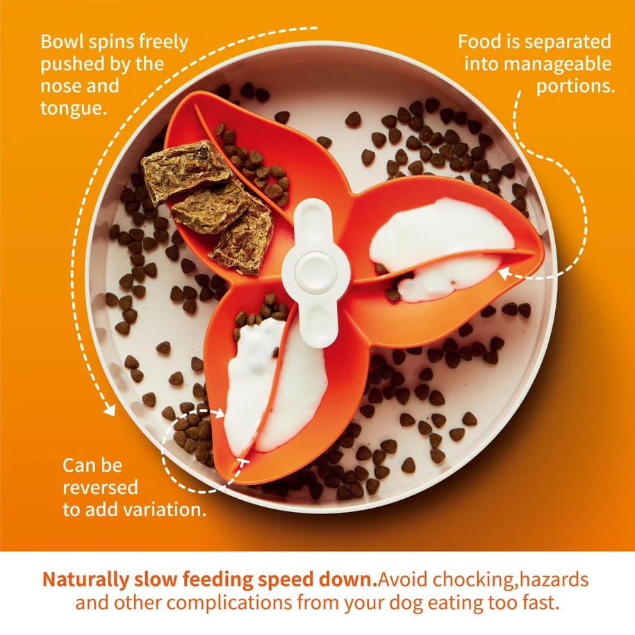 Spin Interactive Feeder Leaf Bowl for Dogs - Image 3