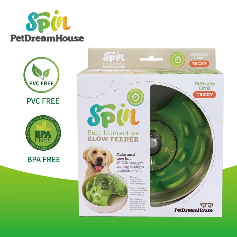 Spin Interactive Slow UFO Tricky Feeder Bowl for Dogs - Image 4