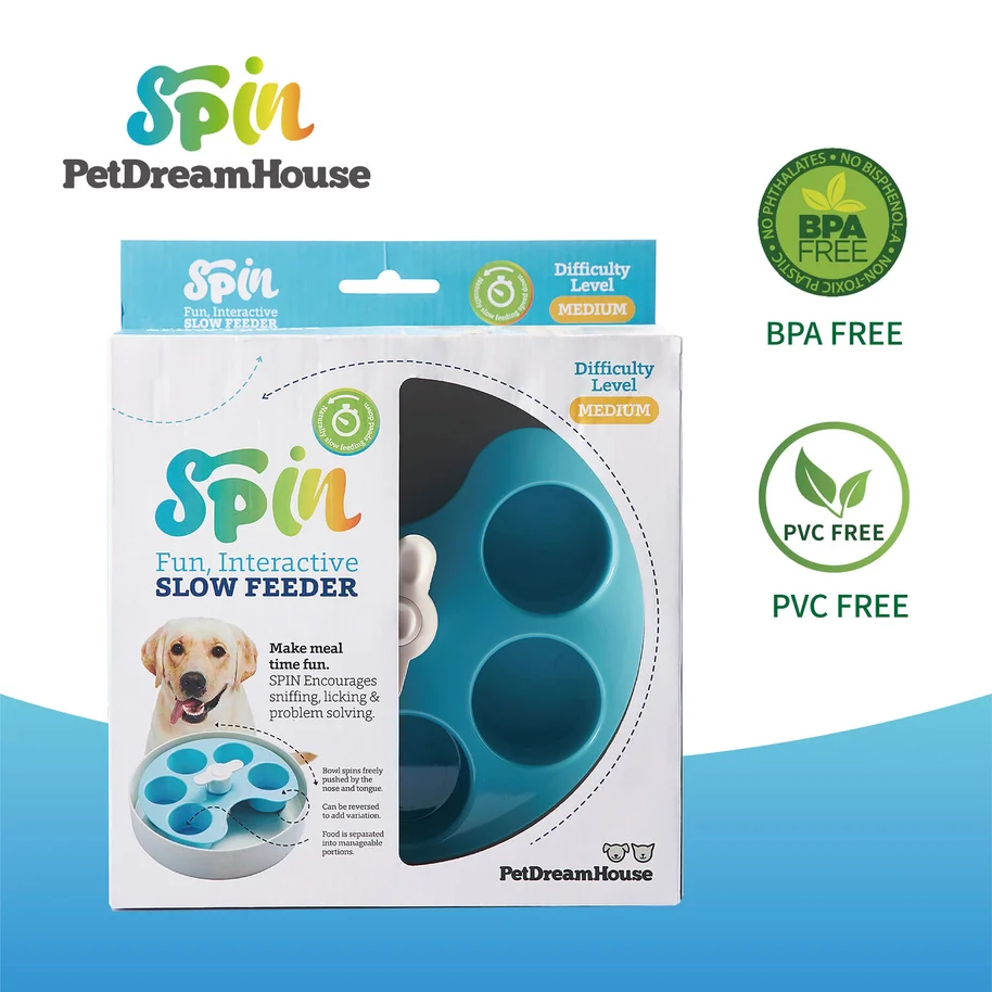 Spin Interactive Slow Feeder Palette Bowl for Dogs - Image 6
