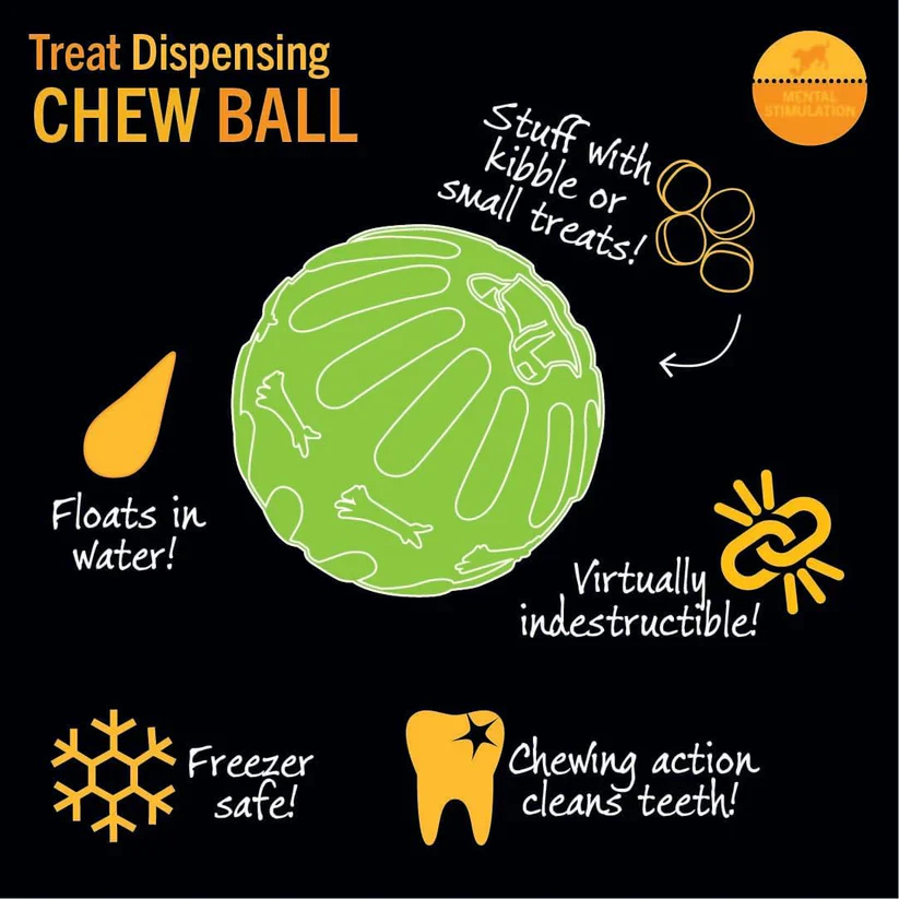 Durafoam Treat Dispensing Chew Ball for Dogs - Image 5