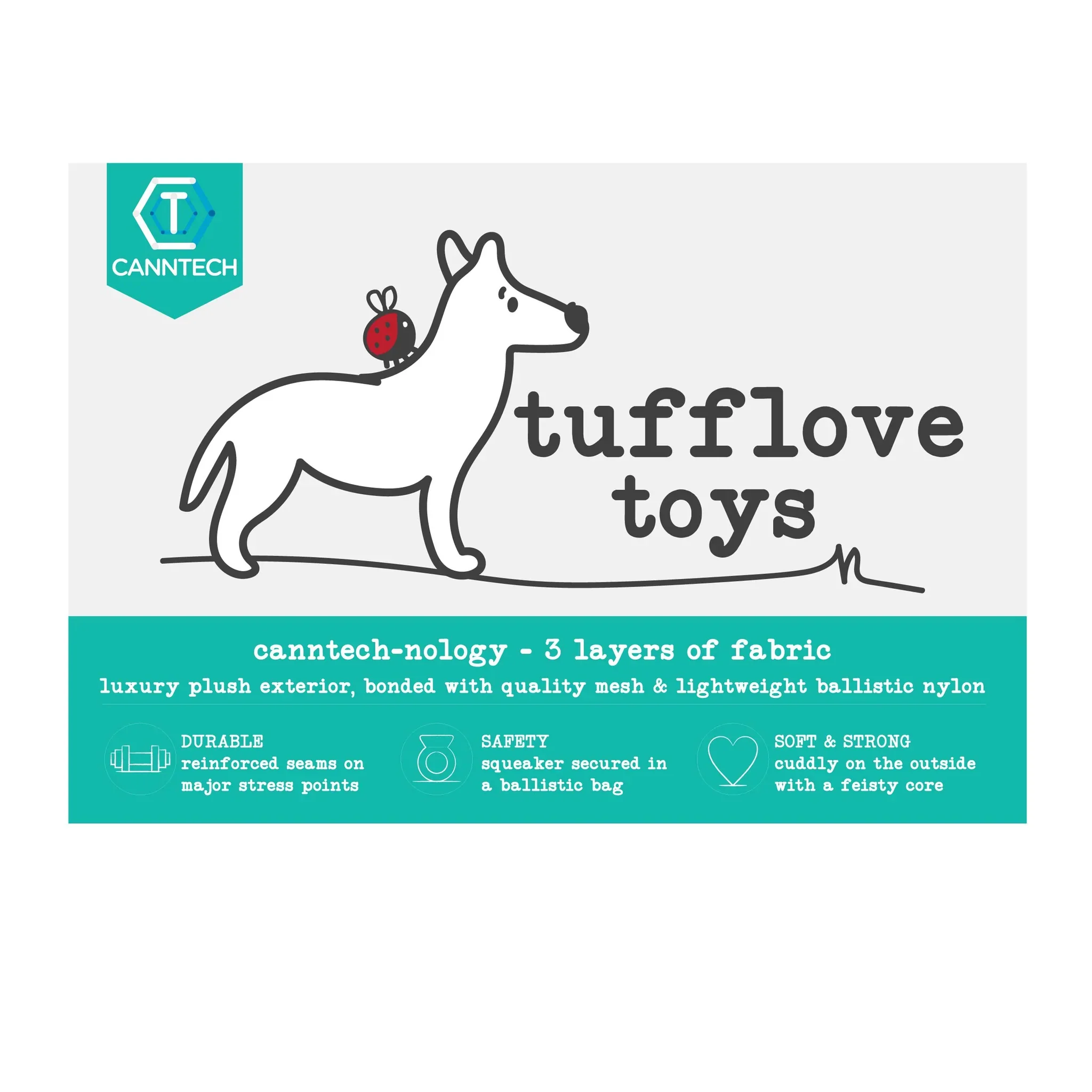 TuffLove Koala Puppy Toy - Image 4