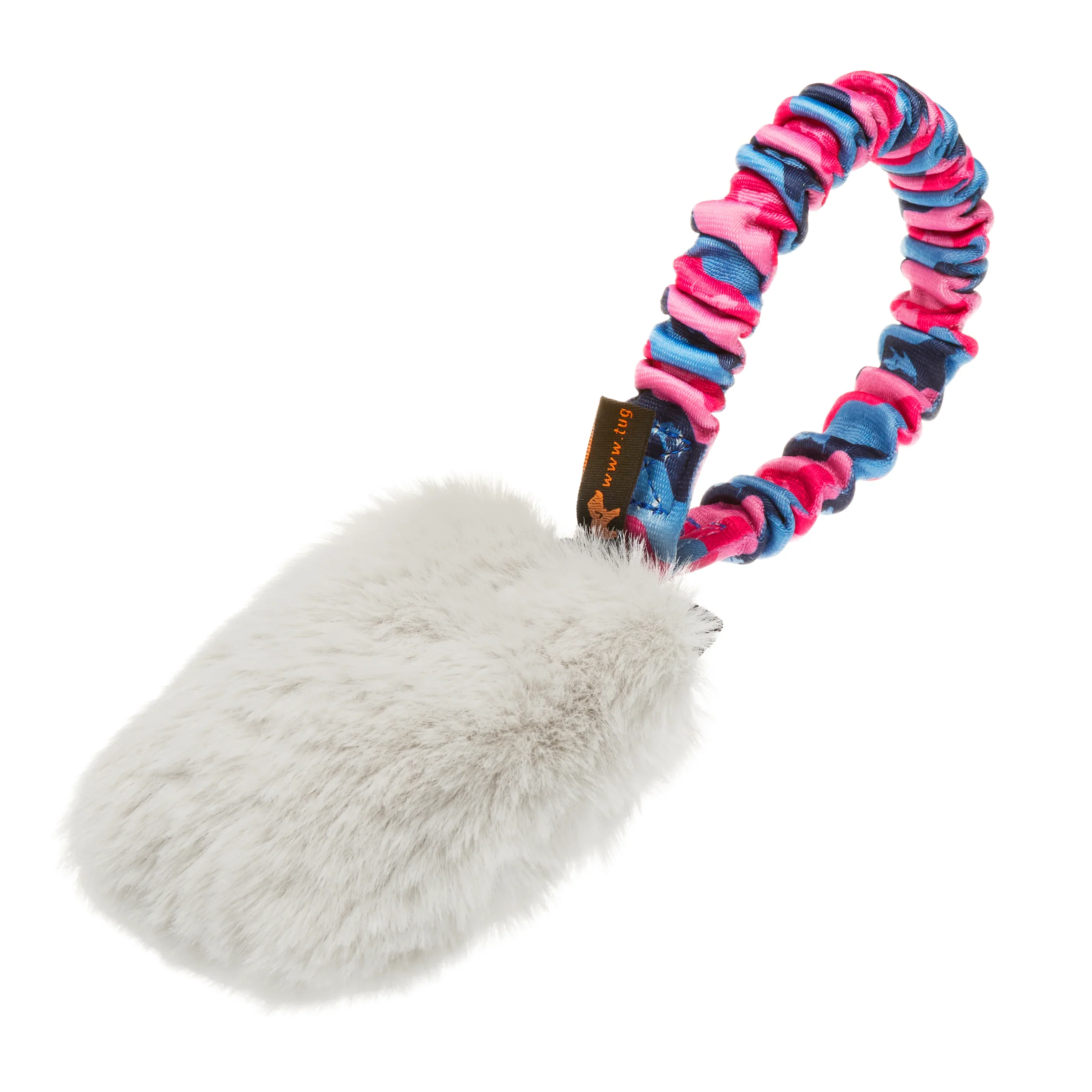 Faux Fur Pocket Bungee Squeaker for Dogs by Tug-e-Nuff - Image 6