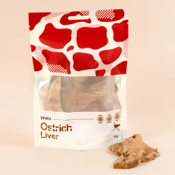 Waita Freeze Dried Ostrich Liver