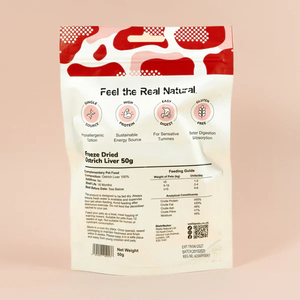 Waita Freeze Dried Ostrich Liver - Image 2