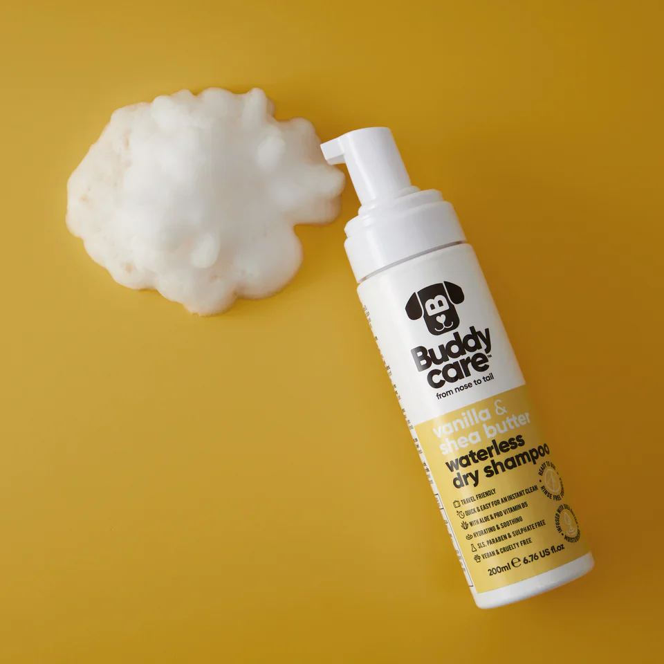 Buddycare Waterless Dry Shampoo Vanilla and Shea Butter - Image 2