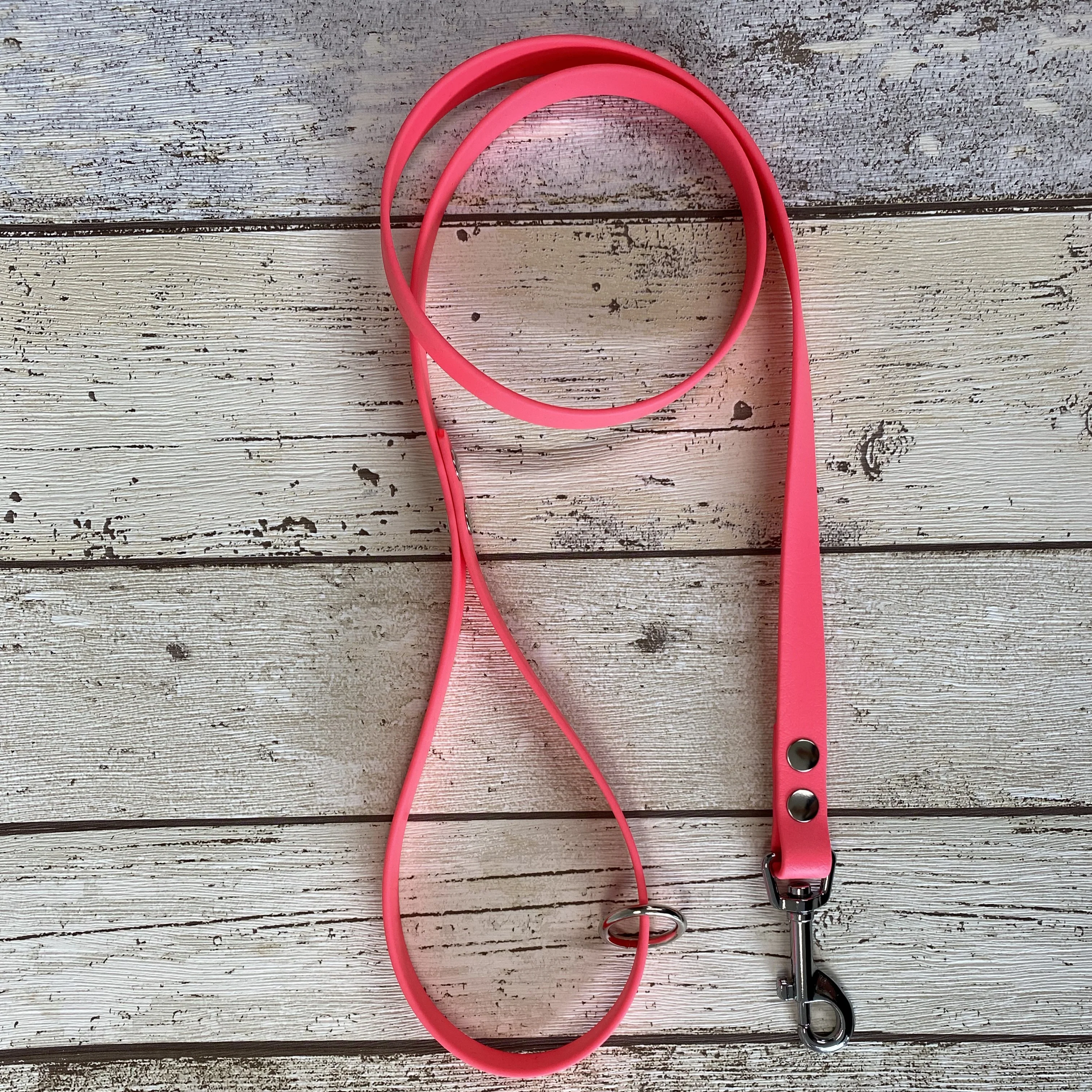 Waterproof Neon Vegan Leather Dog Lead - Image 7